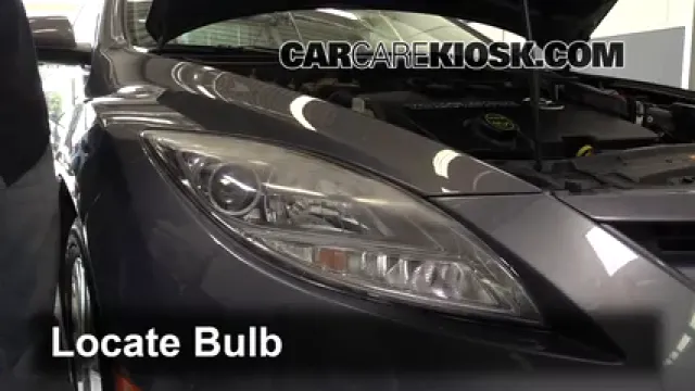 2010 Mazda 6 S 3.7L V6 Luces Luz de carretera (reemplazar foco) 